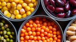 Healthiest canned foods open and on display